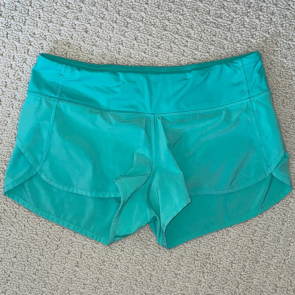 Teal Lululemon Shorts